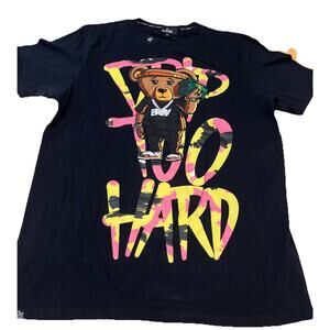 R.S.1NE Drip Too Hard Shirt Size XL Streetwear Black